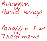 Paraffin Hand Wrap Paraffin Foot Treatment